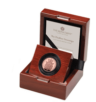 2025 Gold Proof Piedfort Sovereign Limited to 1250