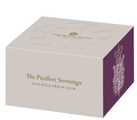 2025 Gold Proof Piedfort Sovereign Limited to 1250