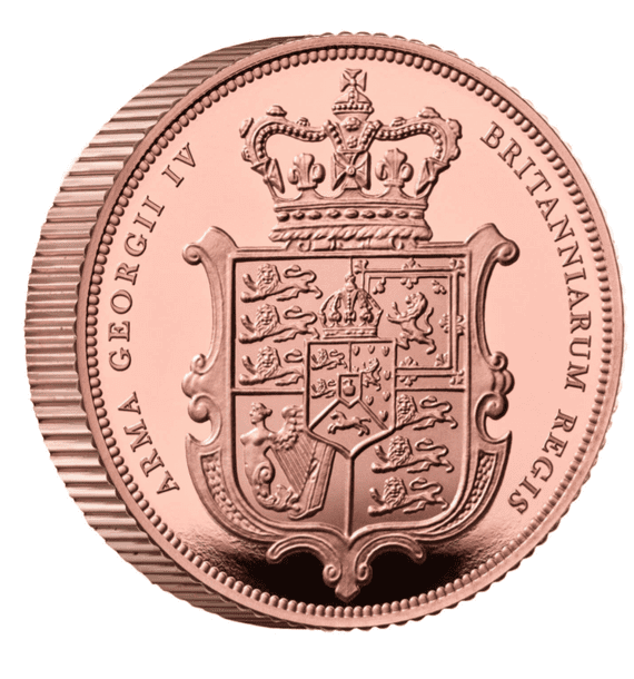 2025 Gold Proof Piedfort Sovereign Limited to 1250