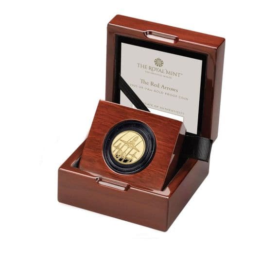 2025 Red Arrows 1/4 oz Gold Proof Coin
