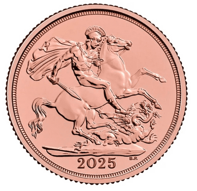 2025 The Last of the Rose Gold Full Sovereign