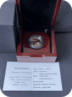 2026 Yellow Gold Full Sovereign in a  Luxury Wooden Case