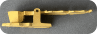 Antique Unusual design Brass Sovereign Rocker  Coin Scale