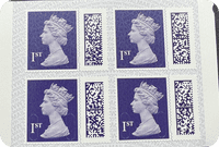 Royal Mail First Class Stamps Book 50 X 4   (200) Save £72 on Royal Mail Prices
