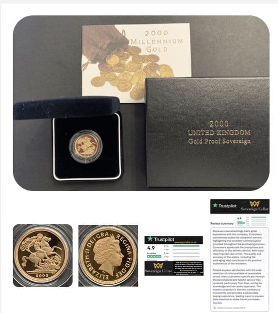 Special Order 1996, 1998 & 2000  Proof Sovereigns