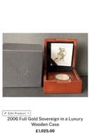 Special Order 1998 Proof ,2002,2004,2006 boxed bullion