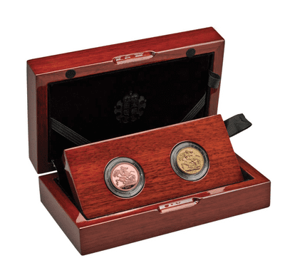 The 95th Birthday of The Majesty The Queen  2 Coin set