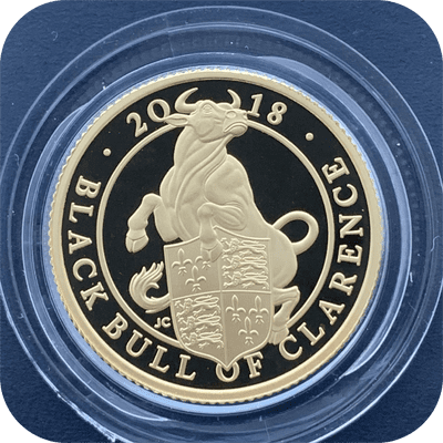 The Black Bull Clarence 2018 UK Quarter-Ounce Gold Proof Coin
