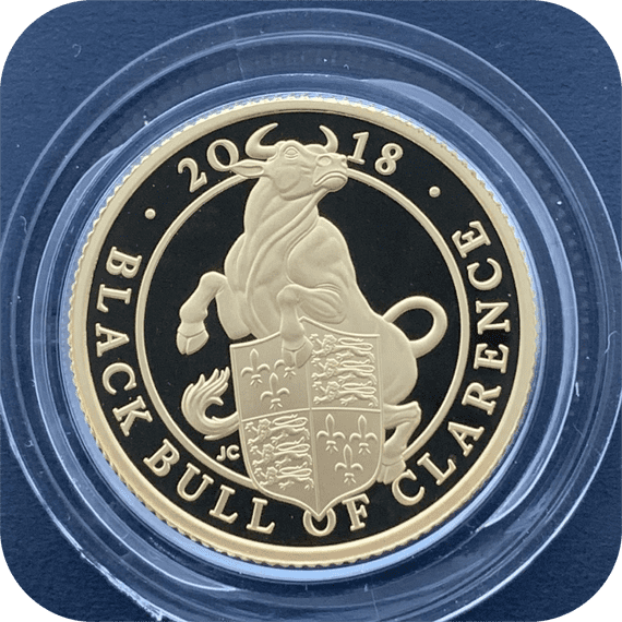 The Black Bull Clarence 2018 UK Quarter-Ounce Gold Proof Coin