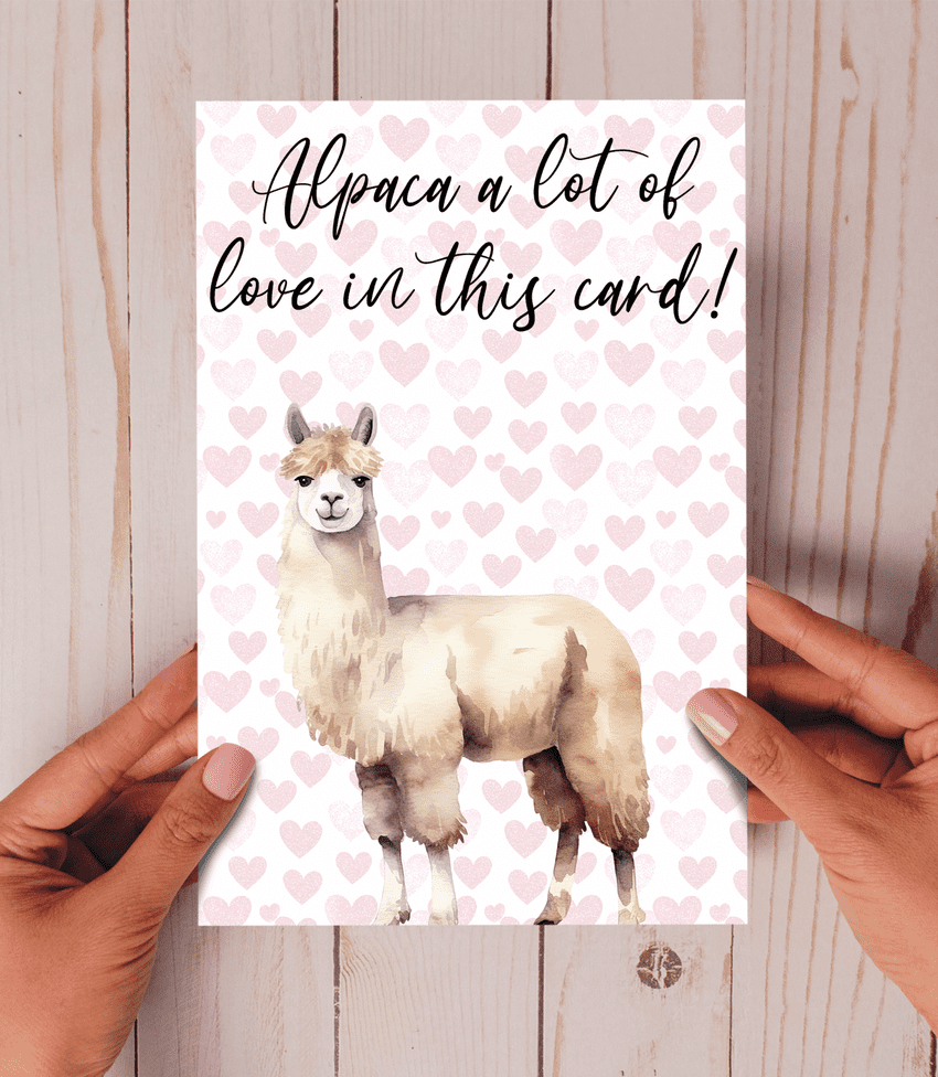 Alpaca a lot of love in this card