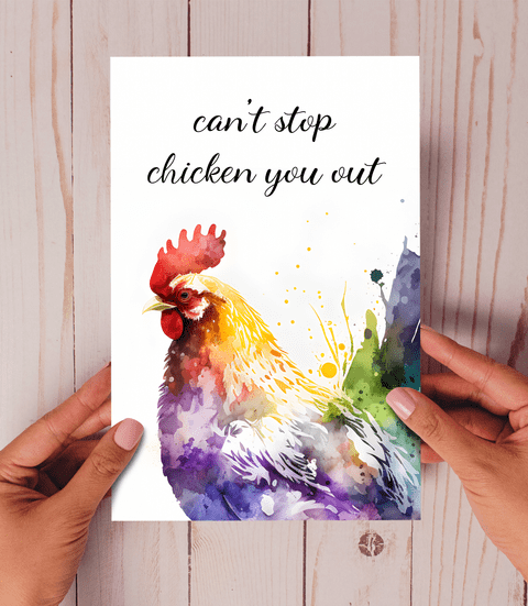 Can't stop chicken you out