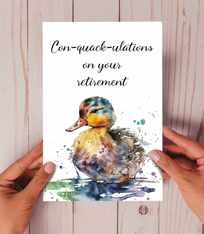 Watercolour Duck 