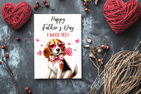 Happy Father's Day I woof you Beagle