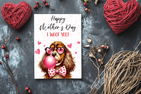 Happy Mother's Day I woof you English Cocker Spaniel