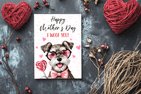 Happy Mother's Day I woof you Miniature Schnauzer