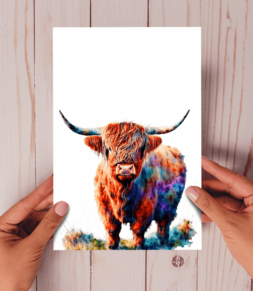 Manwell Rainbow Highland Cow