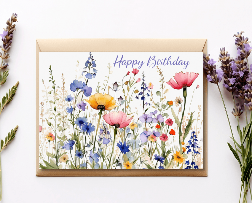 Watercolour Flowers 