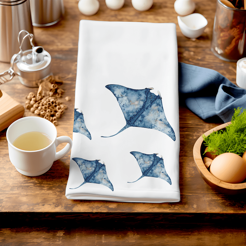 Stingray Tea Towel