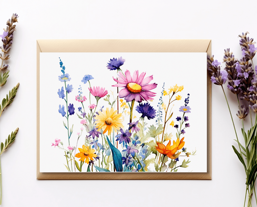 Watercolour Flowers 