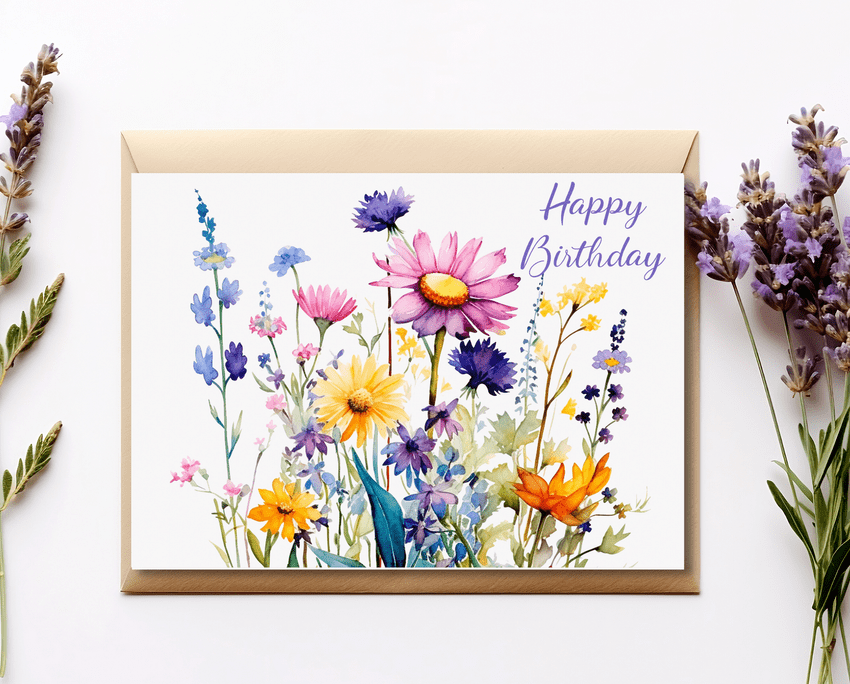 Watercolour Flowers 