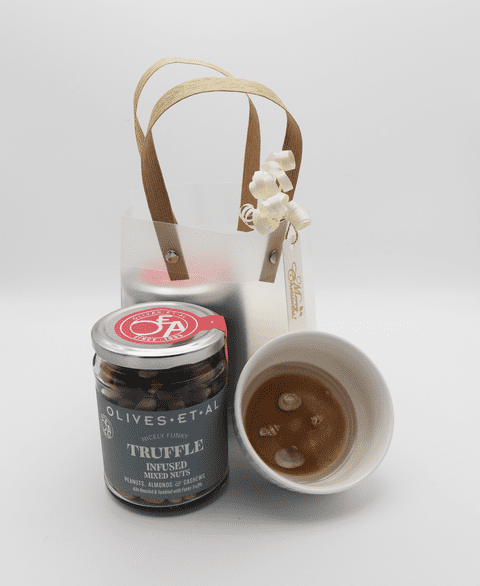 Truffle Nut Gift Bag with Rockpool Ceramic Nibble Dish