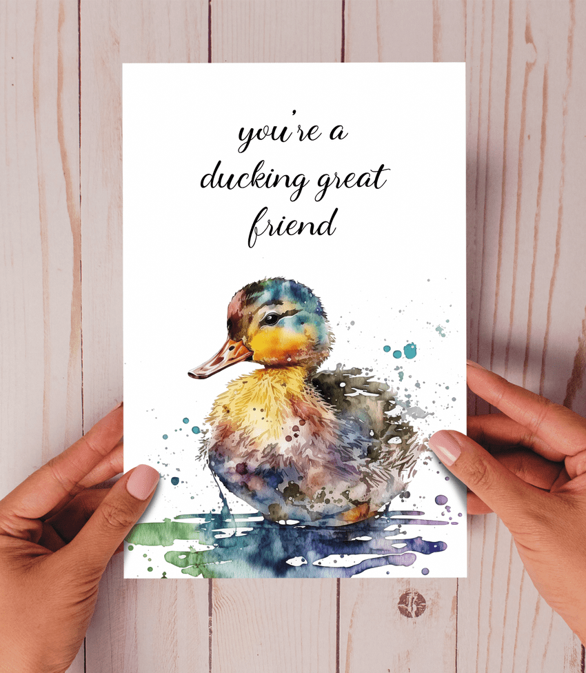 Watercolour Duck