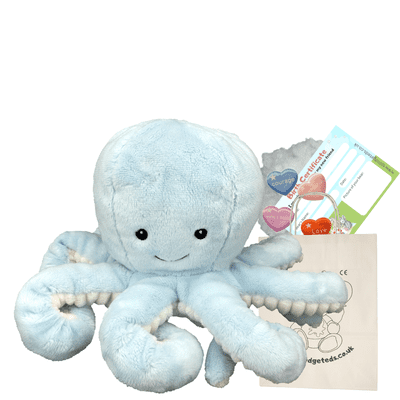 10 inch Blue Octopus - DIY Bear Kit no-sew