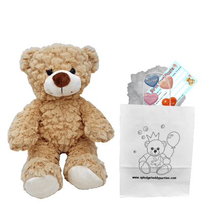 10 inch Brown Toffee Bear - DIY Bear Kit no-sew