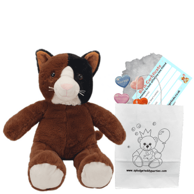 10 inch Calico Cat - DIY Bear Kit no-sew