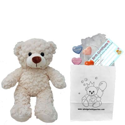 10 inch Crinkle Cream Bear - Bear Making Kit
