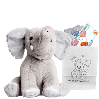 10 inch Cuddles Elephant- DIY Bear Kit no-sew