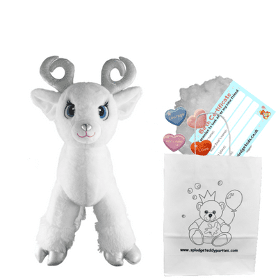 10 inch Cuddles Silver Reindeer - Bear Making Kit