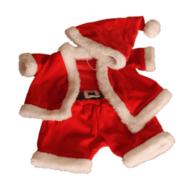 10 inch Father Christmas Santa Outfit - Teddy Bear Clothes