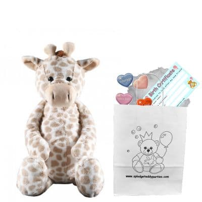 10 inch Flopsy Giraffe - DIY Bear Kit no-sew