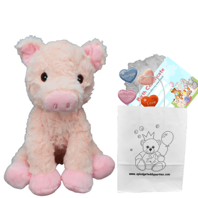 10 inch Fluffy Pig - Bear Making Kit