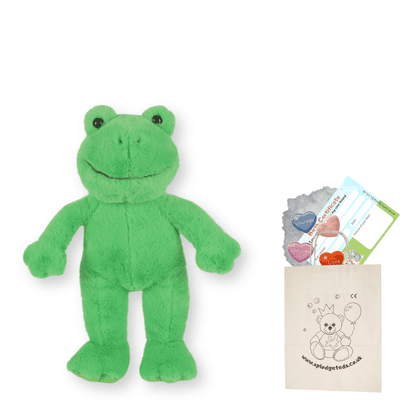 10 inch Frog - DY teddy bear kit no-sewing