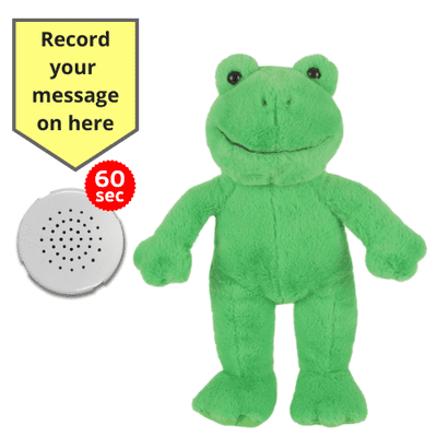 10 inch Frog - Recordable Bear - Baby Heartbeat Bear