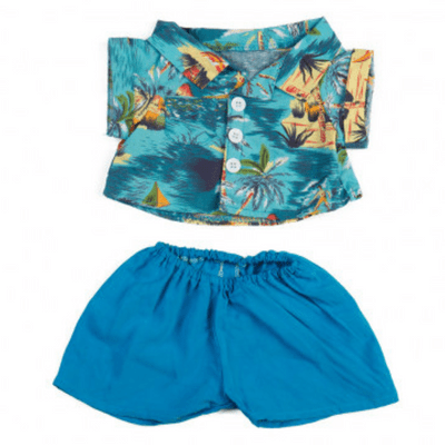 10 inch Hawaii Outfit - Teddy Bear Clothes