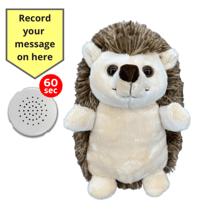 10 inch Hedgehog - Recordable Bear - Baby Heartbeat Bear