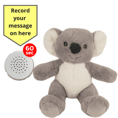 10 inch Koala - Recordable Bear - Baby Heartbeat Bear