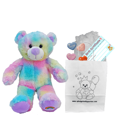 10 inch Magical Rainbow Bear - DIY Bear Kit no-sew