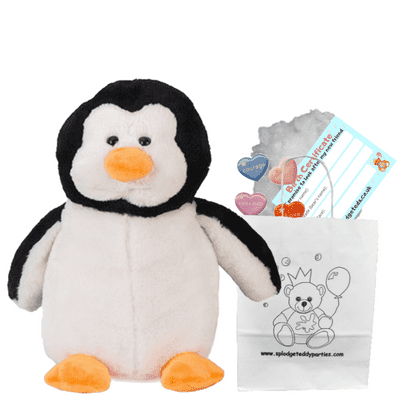 10 inch Penguin  - DIY Bear Kit no-sew