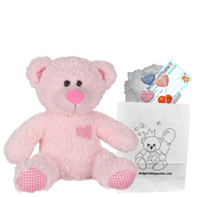 10 inch Pink Classic Bear - Bear Making Kit