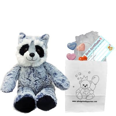 10 inch Raccoon - DIY Bear Kit no-sew