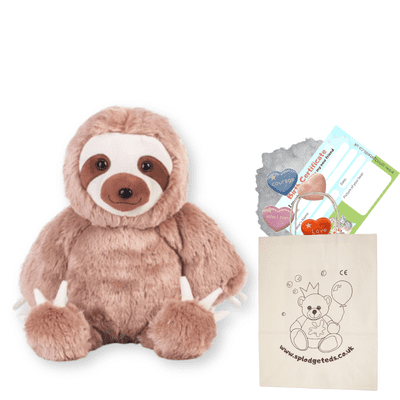 10 inch Sloth - DIY teddy bear kit no-sew