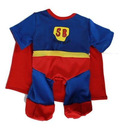 10 inch  Super Bear Outfit - Teddy Bear Clothes
