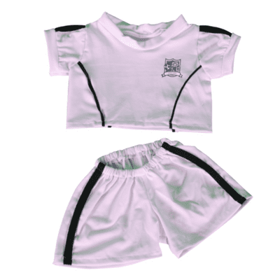 10 inch  White Football Outfit - Teddy Bear Clothes