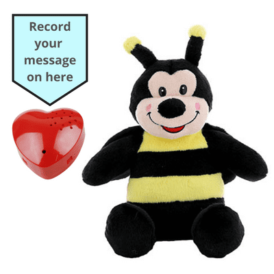 16 inch Bee - Voice Recording Teddy Bear