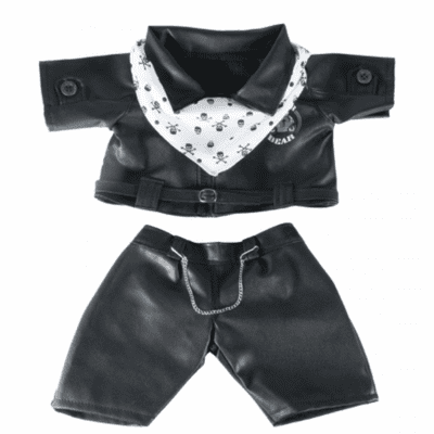 16 inch Biker Outfit - Teddy Bear Clothes - Fits Build a Bear