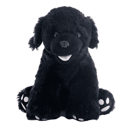 16 inch Black Labrador Dog - DIY Teddy Bear Kit no-sew
